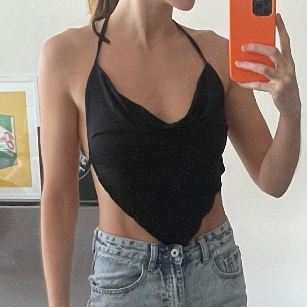 I.AM.GIA Handkerchief Tie Top